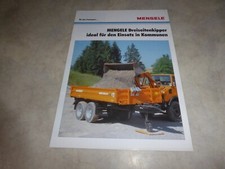 Broszura dotycząca wywrotek trójstronnych Mengele do użytku komunalnego