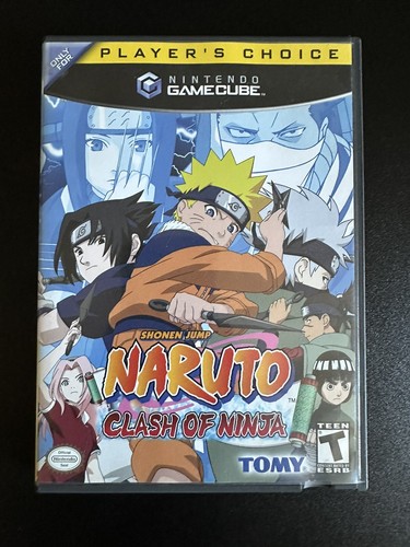 Naruto: Clash of Ninja (Nintendo GameCube 2006) Players Choice Cover No Manual L