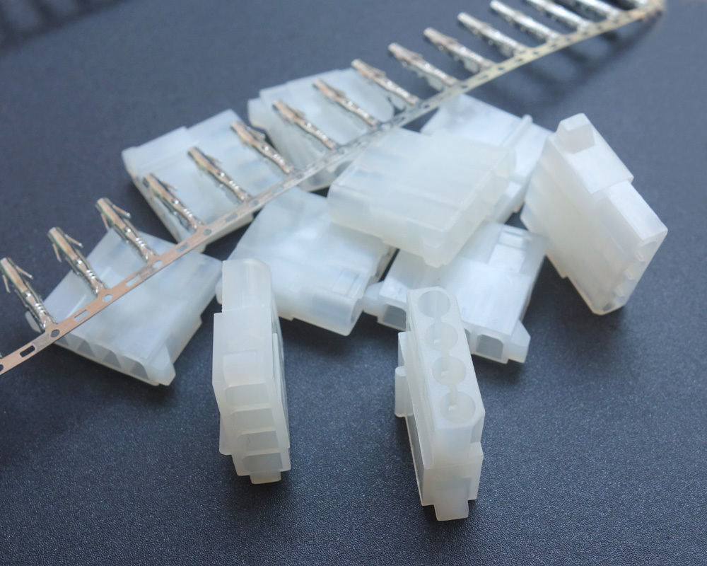 PLC Omron 10 Set Connettori Molex 4 Pin Femmina Per PC - Pin A Crimpare Per Cablaggi Fai Da Te Connettori Alimentazione Pc Fai Da Te - Foto 7