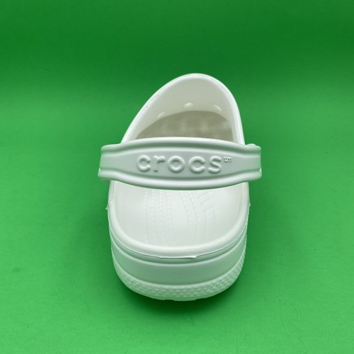 NUOVI sandali zoccoli unisex Crocs Baya comodi bianchi 10126 100 uomo taglia 10 - Foto 4 di 5