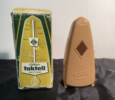 Wittner Taktell Piccolo Metronom Model 835 Light-Brown Germany W/Box WORKS