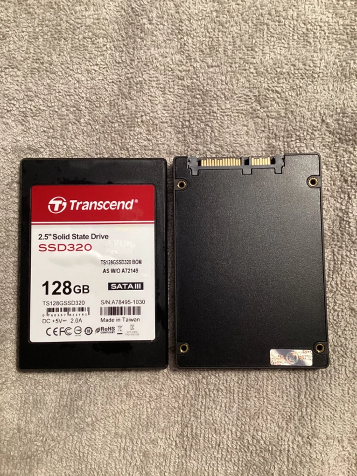 Transcend SSD 128GB TS128GSSD320 SATA III  2.5" Solid State Drive - Image 2 of 3