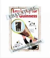 Irish stout beer navy alcoholic drinks tin sign reproduction wall home tavern