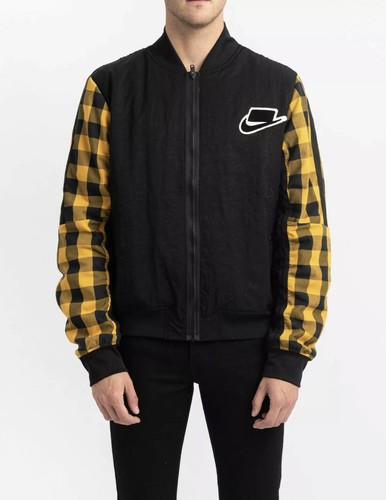 Nike NSW $180 Bomber Jacket Yellow 