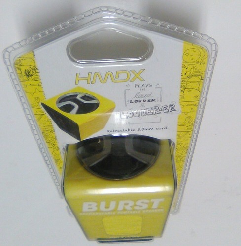 NIB NEW HMDX HXP130YL Burst Rechargeable Portable Speaker HX-P130YL - Picture 4 of 4