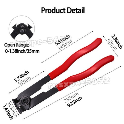 Ear Type CV Joint Boot Clamp Pliers Band Coolant Steering Hose Plier Hand Tool - Picture 3 of 11