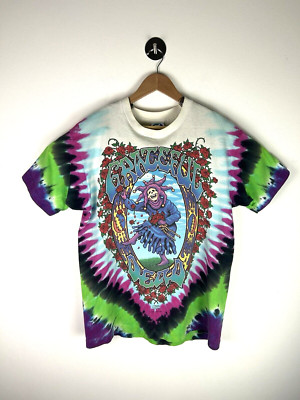 Grateful Dead Single Stitch T-Shirt Tie Dye 1993 Liquid Blue Endless Tour Large