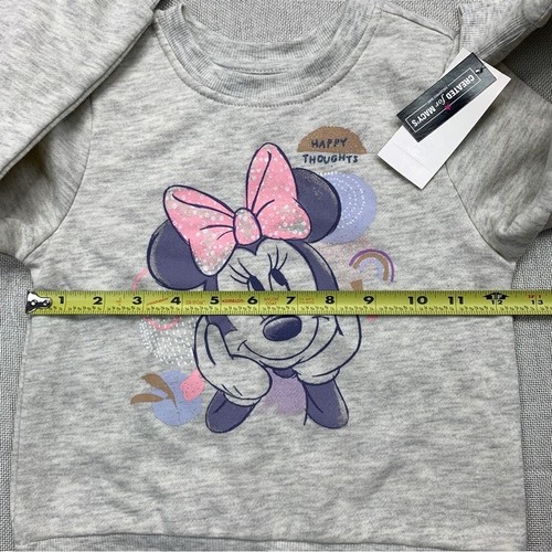 Disney Little Girls Sweatshirt and Legging Set, 2 Piece Size 5 - Picture 7 of 9
