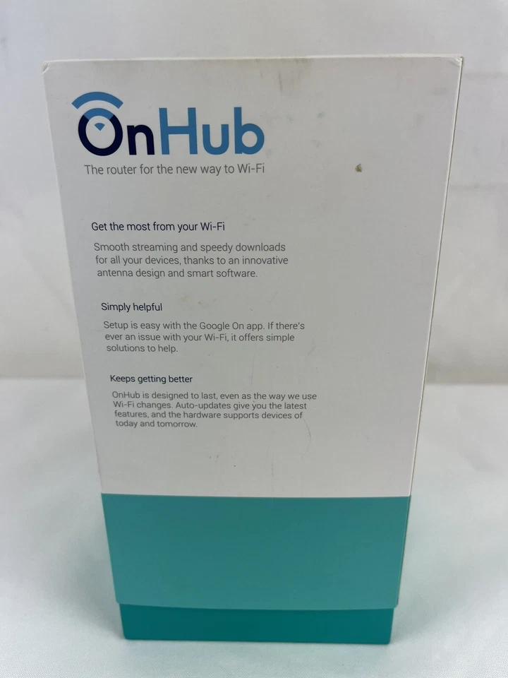 TP-Link OnHub, AC1900 Wi-Fi Router (Managed by Google Wi-Fi APP)  New Open Box - Image 3 of 4