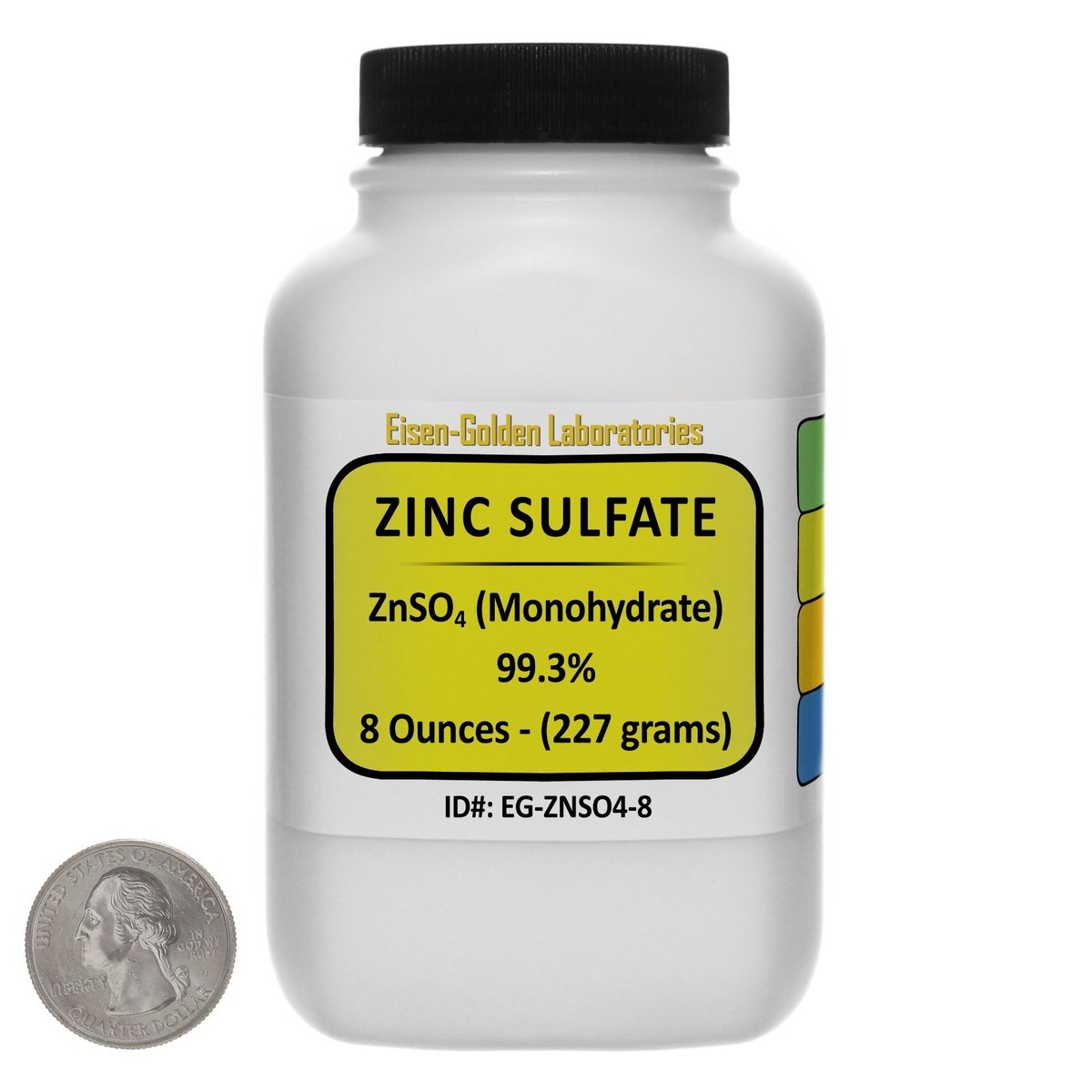 にくじゃが丸 Zinc Sulfate [ZnSO4] 99.3% ACS Grade Powder 8 Oz in a Space-Saver