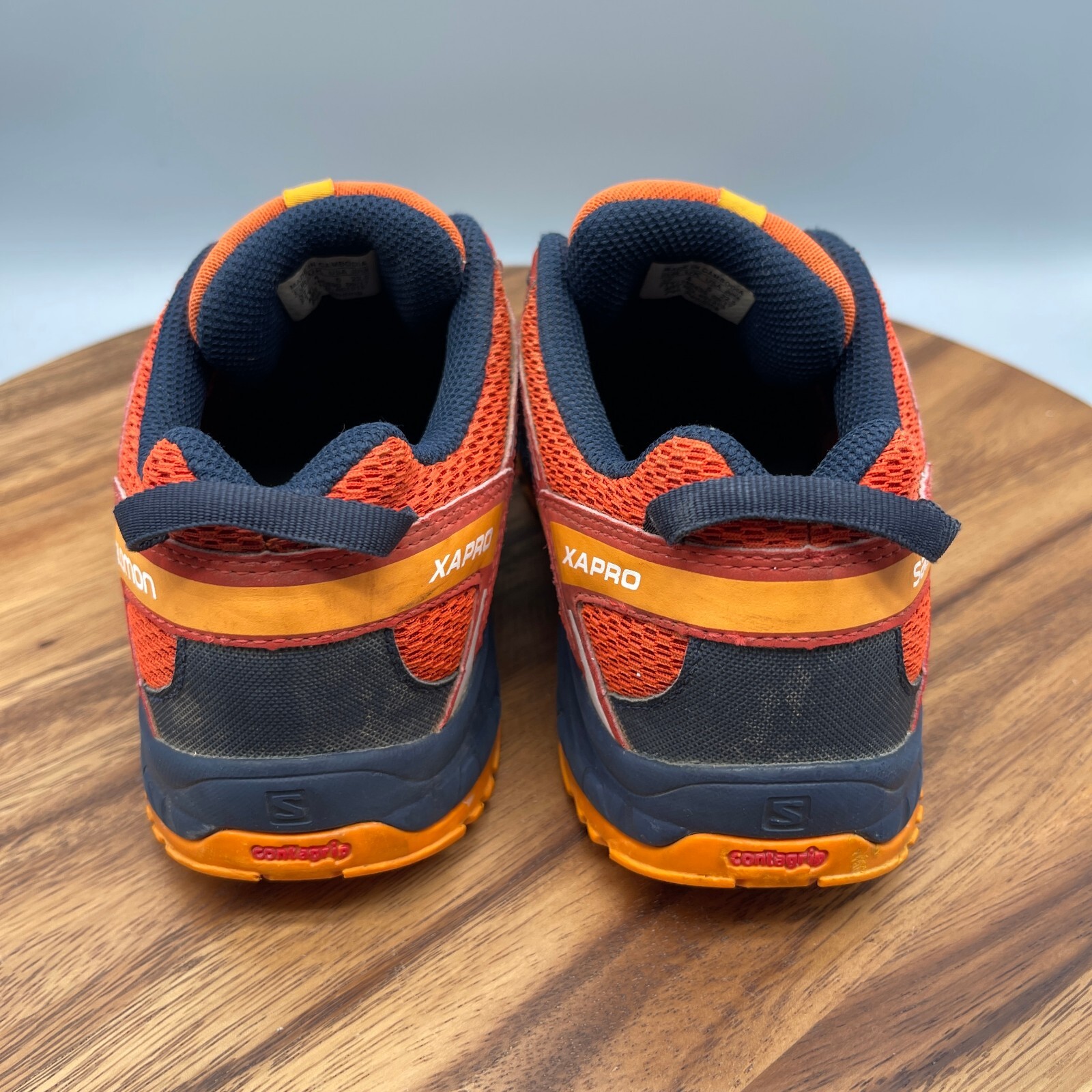 Scarpe Salomon Xapro uomo taglia 5 rosso arancione trail running escursionismo comode passeggio