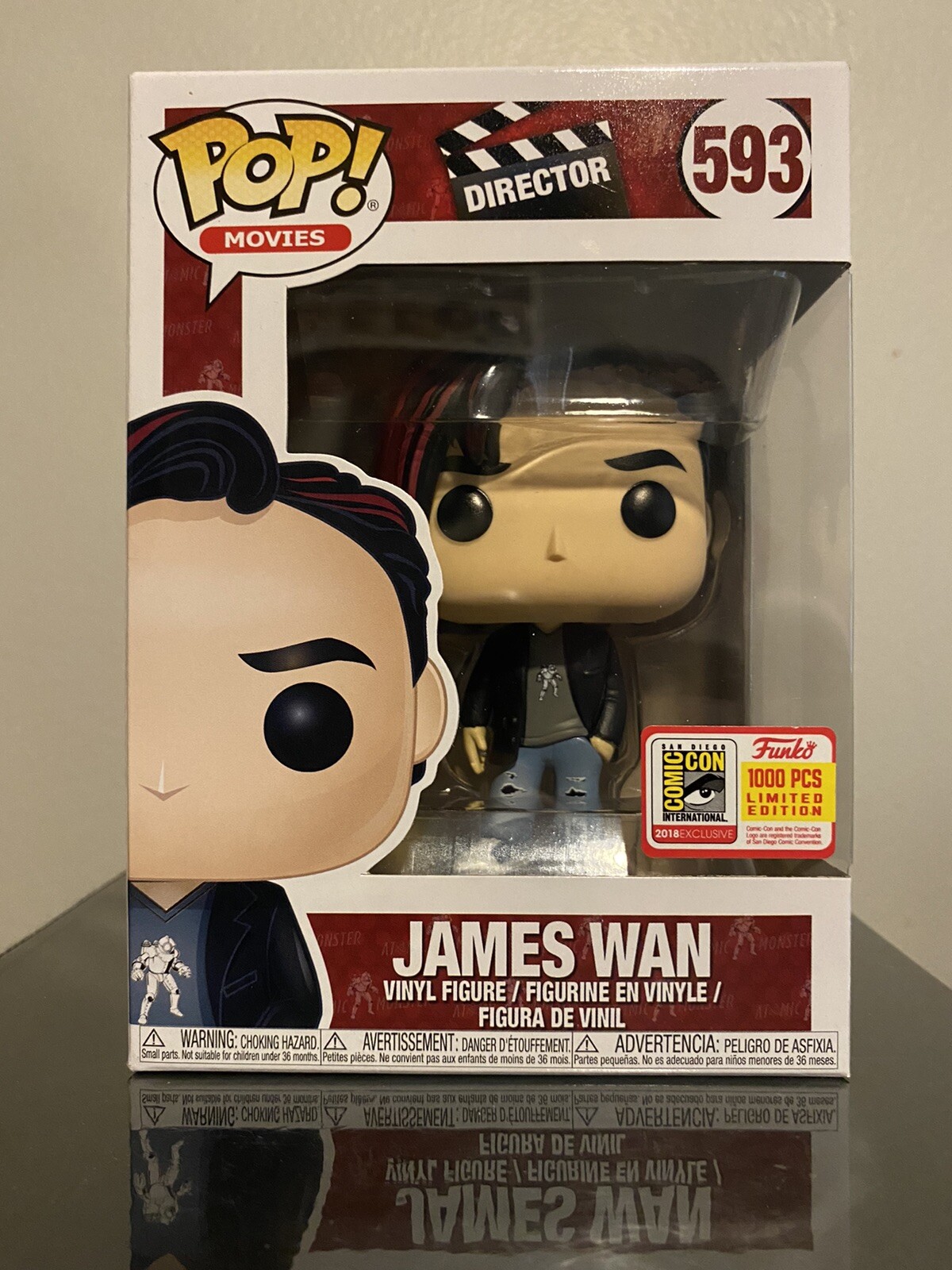 Funko Pop! Director James Wan 2018 Sdcc Exclusivo Le 1000 Piezas