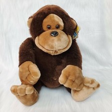 Dakin Vintage 1985 Baby Hugo Monkey Gorilla Large 16" Plush Nature Babies Toy