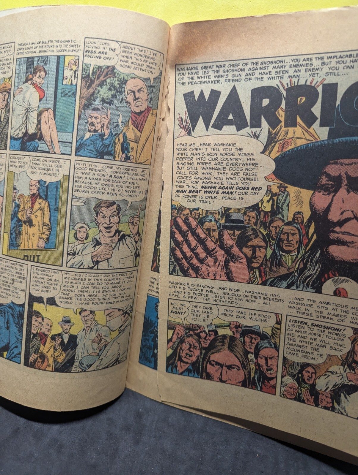 Two-Fisted Tales #37 EC Comics -VG Golden Age Pre Code Crime & Western  10¢ 