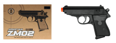 Cyma ZM02 Metal Body & Slide Airsoft Spring Pistol Compact Hand