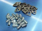 M6 nutsert rivnut x 2mm. Laser cut weld on chassis panel tabs steel bracket.