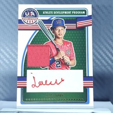 Jacob Gray 2023 USA Baseball SIGNATURES MATERIALS RED SP #ADPS-JA