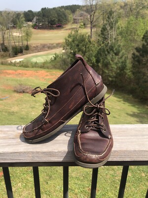 G.H. Bass & Co. Brown Leather Ankle Boots Bass | Shoes | Gh Bass Co Brown Faux Leather Knitted Cuff  main image 3