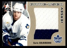 05-06 ITG Heroes and Prospects Gold #GUJ83 Carlo Colaiacovo Jersey /10 (r101724)