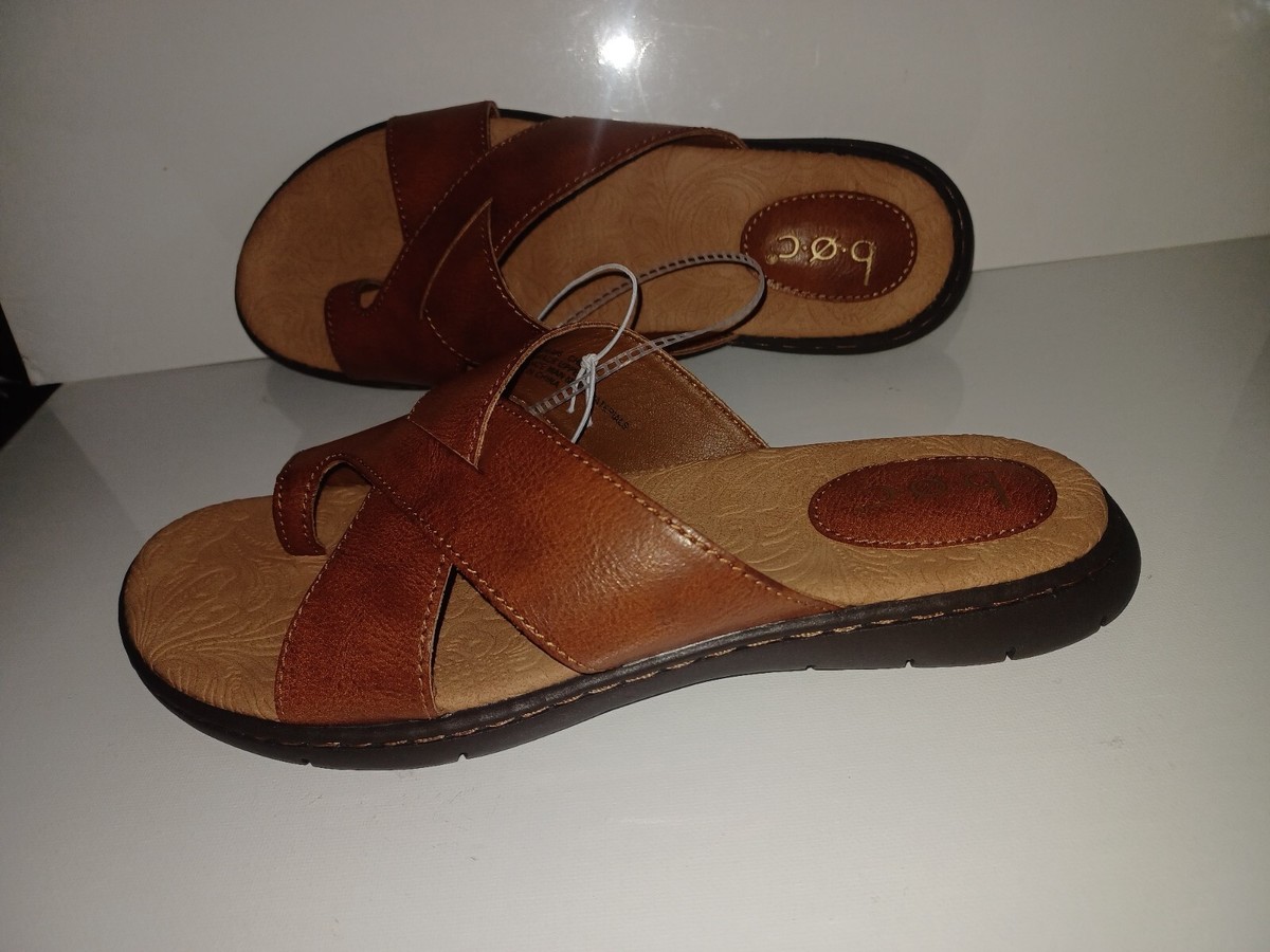 B.O.C. Kalba Born French Roast Brown Leather Sandals. M- 42.5 (9) W(10.5) New Womens BOC Born Concept Kacee Brown Strappy Sandals  main image 2