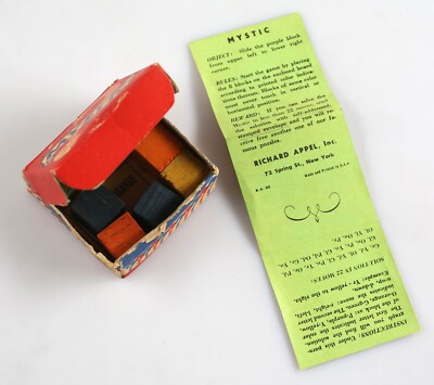 Vintage Mystic Puzzle Game Richard Appel 1940s Toy
