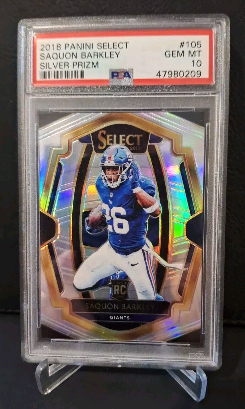 Saquon Barkley 2018 Select Premier Level Silver Price Guide Saquon Barkley 2018 Select Premier Level Silver Price Guide