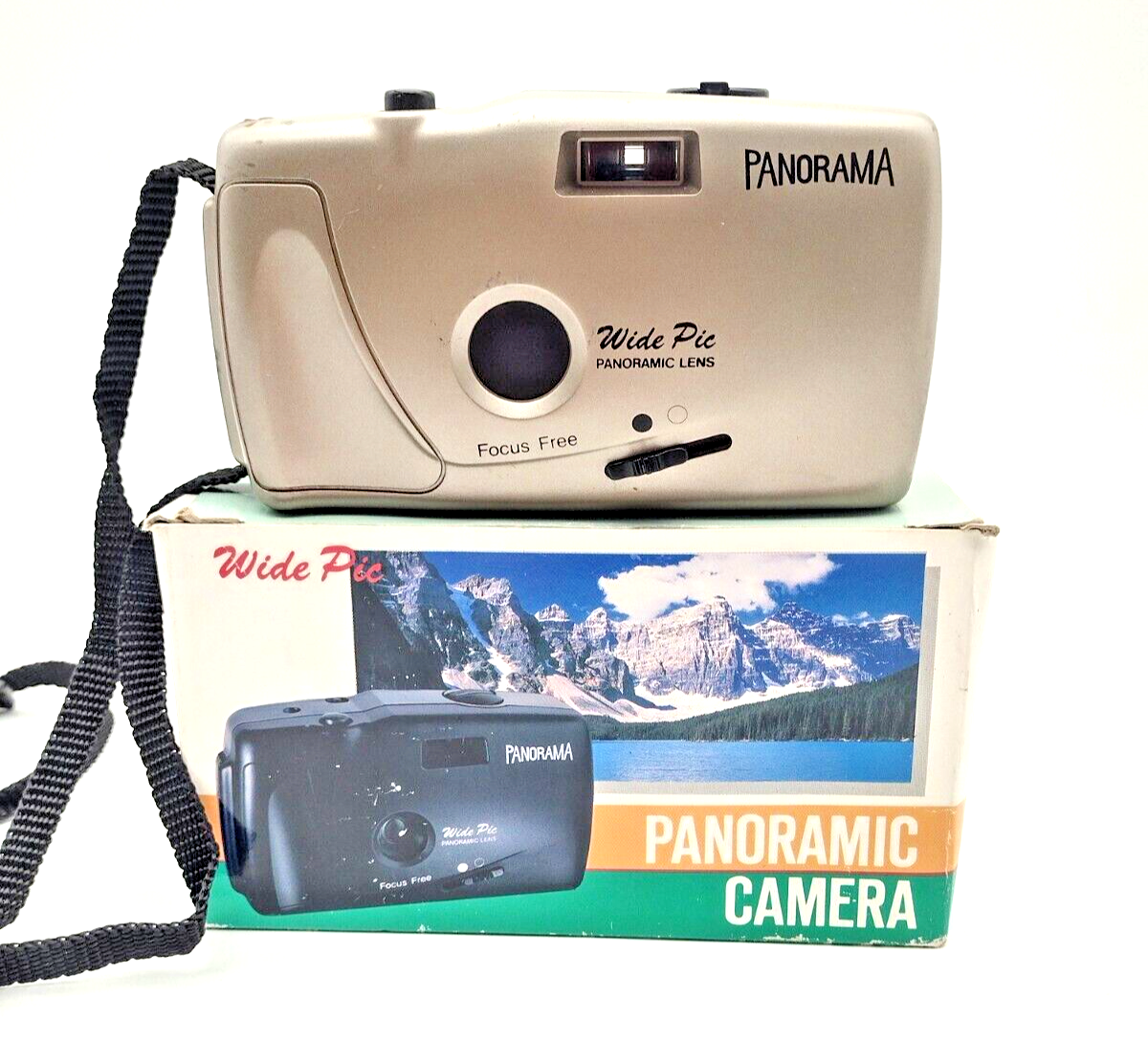 Panorama Wide Pic Focus Free 35mm Film Camera Panoramic Lens