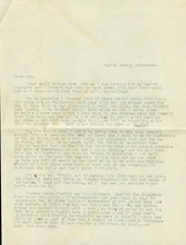 Hitchhiking Shotgun Wedding Smirky Mention of Penis Oberlin Ohio 1938 Old Letter