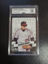 Charlie Sheen Signing Major League Autographs for 2014 Topps Archives Baseball 21