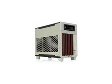 Thermaltake TR100 WS Matcha Green Mini Tower Chassis - Wood Front Trim - mITX