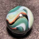 Jabo Marbles-Joker Premium Hybrid-Black Aventurine/Teal&Lime Swirl(.73") — photo 9