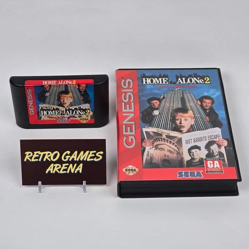 Home Alone 2: Lost in New York (Sega Genesis) Case & Cartridge