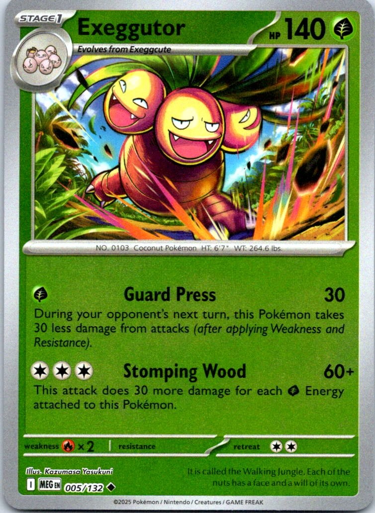 Exeggutor - Uncommon ME01: Mega Evolution 005/132 NM