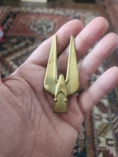 Bu84 Studebaker Hawk Grill Emblem Gold Eagle 1958 1326143 Studebaker Hawk