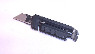 Gerber Gear Prybrid Black Utility Razor Blade Knife with Pry Bar Multi-Tool