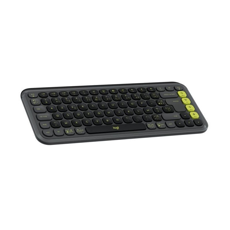 Clavier sans fil Logitech Pop Icon Keys avec touches silencieuses et multi-dispositifs