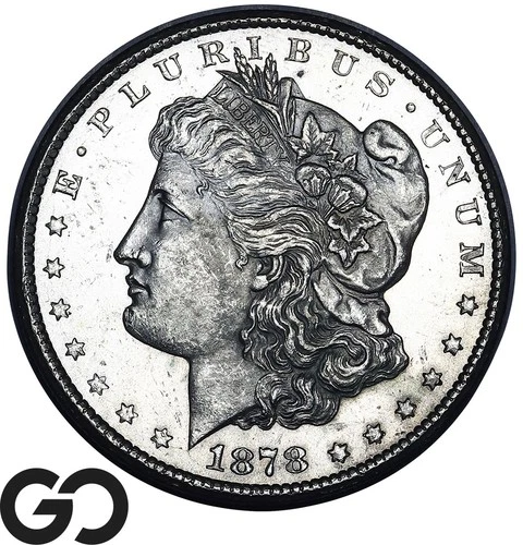 1878-CC Morgan Silver Dollar, Proof-Like, Choice Gem BU++ PL Better Date!