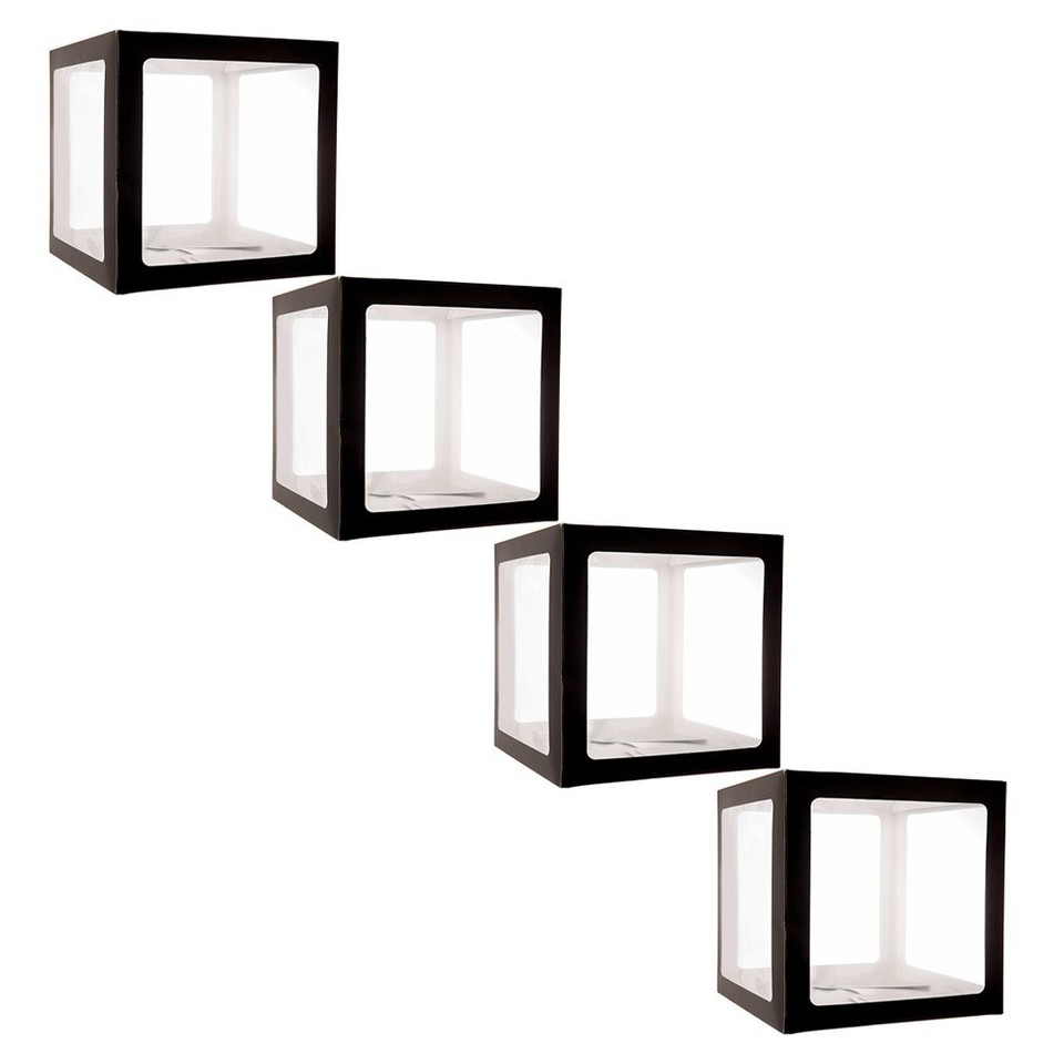 4Pcs Balloon Boxes Square Blocks Balloon Box for Wedding Birthday Party ...