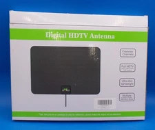 HDTV Digital Antenna Indoor Amplified Signal Booster 4k HD 1080P Coax ABC CBS