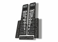 Rock Shox REVELATION 2018 Fork Decal Mountain Bike Cycling Sticker Gray
