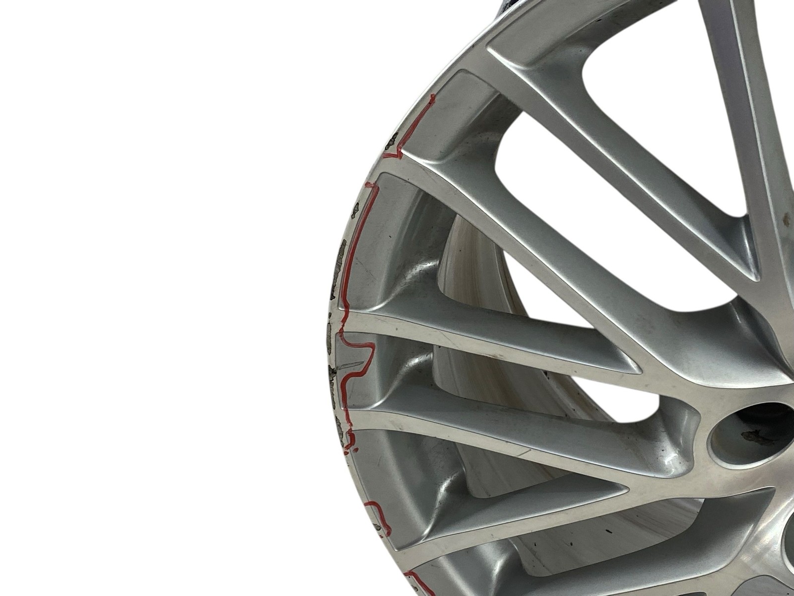 2009 Aston Martin Vantage (A) 19X8.5 Front Wheel Rim SIlver 9G33-1007-CA