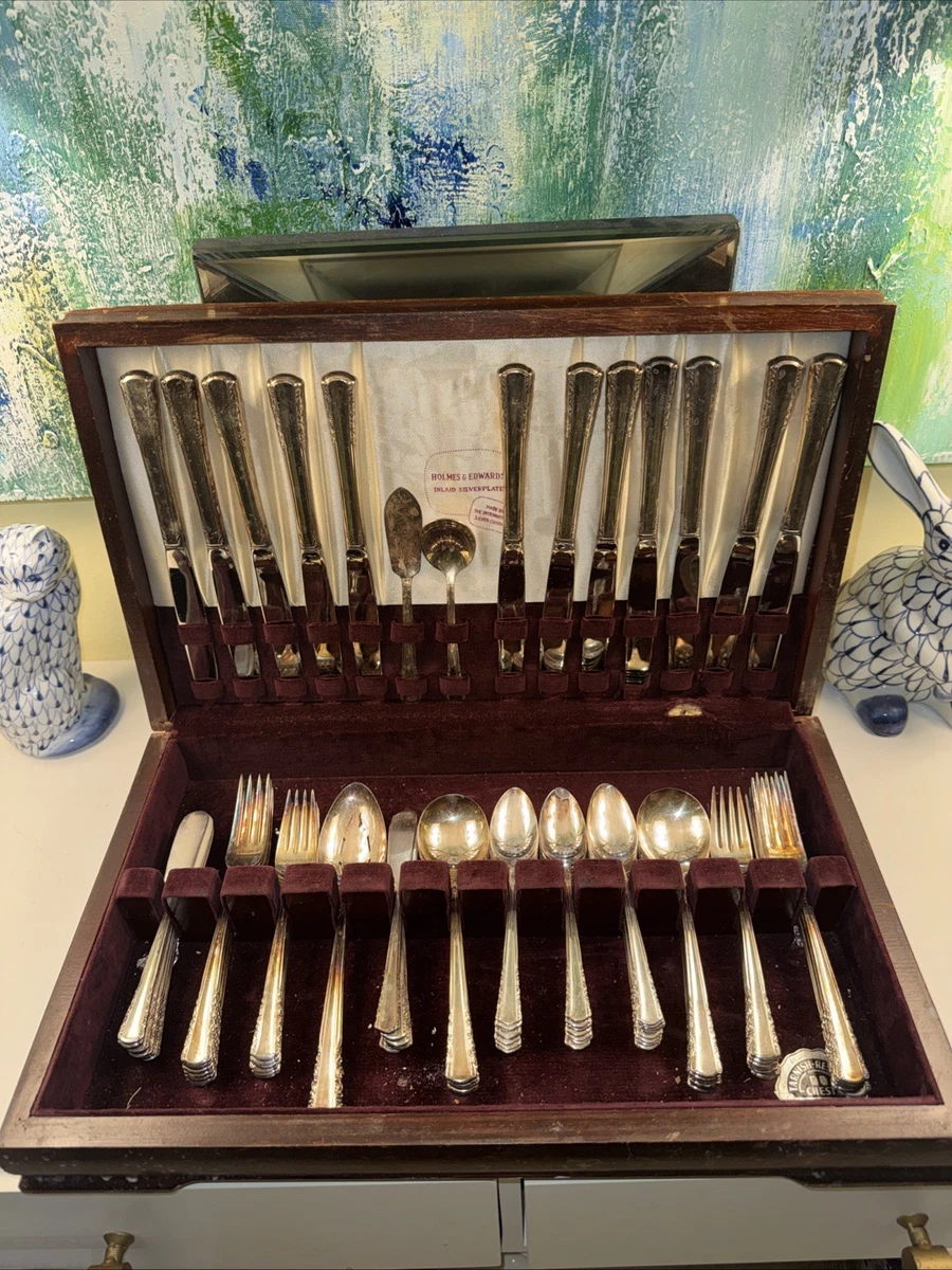 Holmes & Edwards 1900-1940 Flatware-Set Antique US Silver-Plated