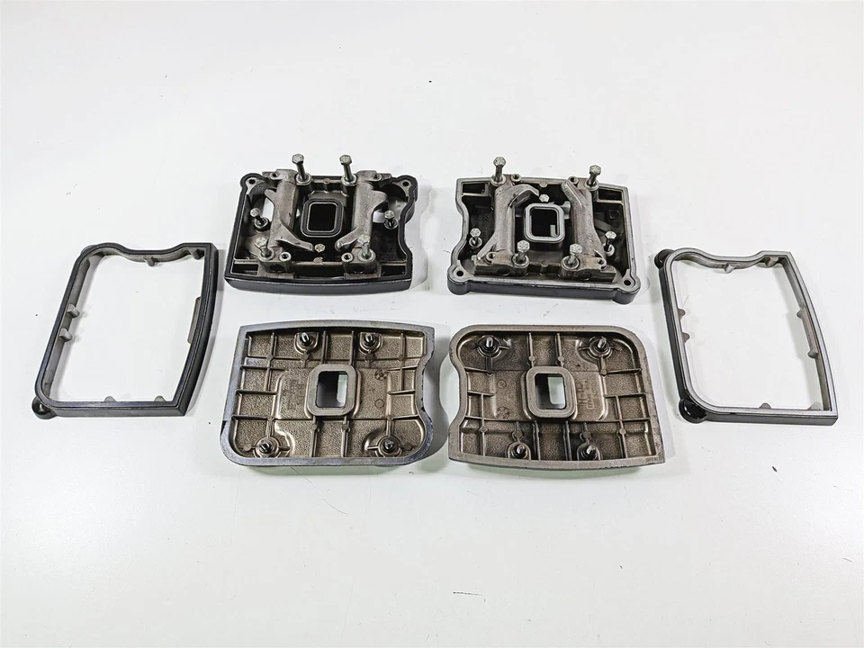 Harley Touring Electra Glide 1990 FLHTC cubiertas de válvula de caja basculante negra 17507-85 Foto 4 de 4