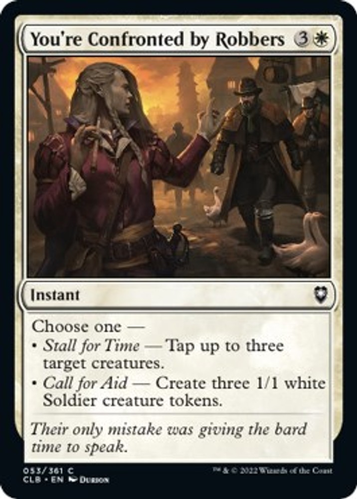 NM - You're Confronted by Robbers CLB - 53