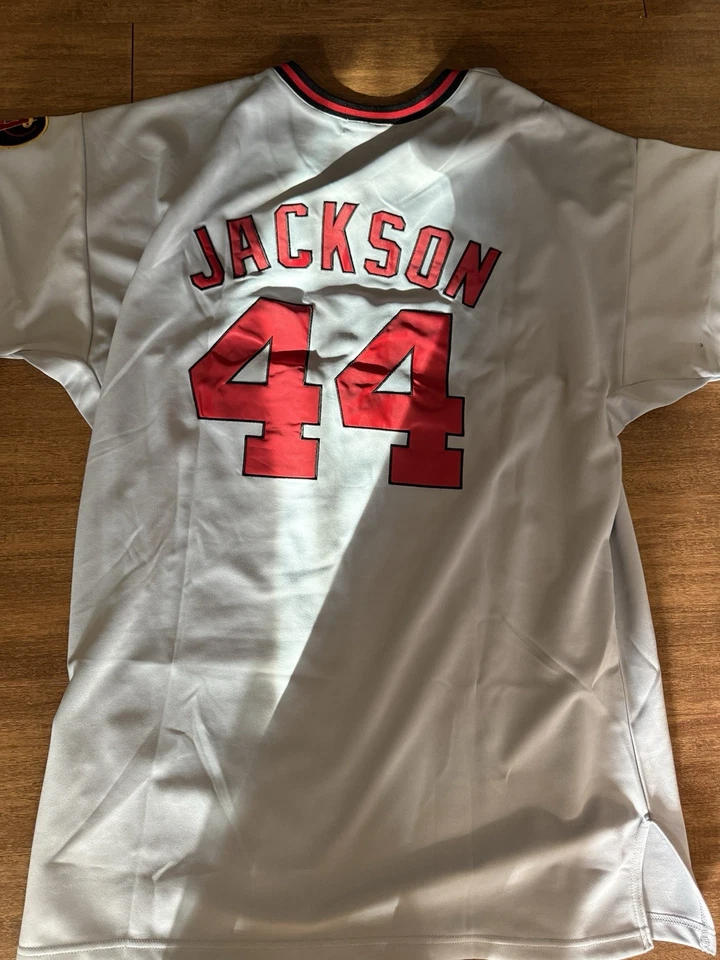 Authentic Mitchell & Ness Reggie Jackson Angels 1985 Jersey Size XXL NWT - Image 4 of 4