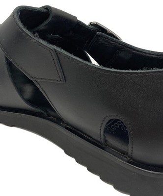 PARABOOT PACIFIC Gurkha Sandals/ Black/ Size: 41 | eBay
