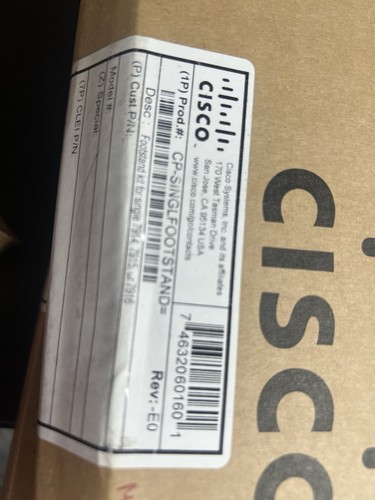 Cisco Poggiapiedi Singolo Per Moduli 7914, 7915, 7916 - Nuovo - MPN 800-28119-02