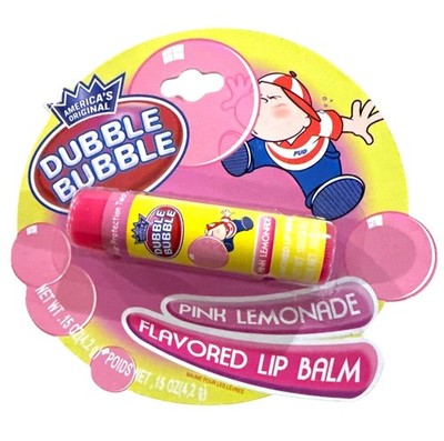 Vintage 2010 Lotta Luv Dubble Bubble Pink Lemonade Flavored Lip Balm Collectible