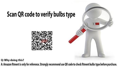 ICBEAMER H8 100W High Beam Fog Light Xenon White Replace Halogen Bulb A193 - Picture 6 of 10