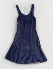 Victoria's Secret 100 silk slip dress/nightie Blue Medium